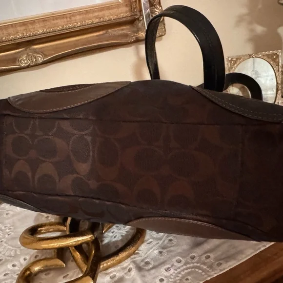 Coach Circle Patchwork East West Tote, - Picture 8 of 14